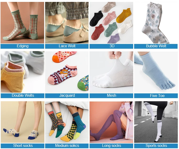 High-Speed Automatic Woman Socks Production Sewing Machine Good Quality with Motor as Core Component