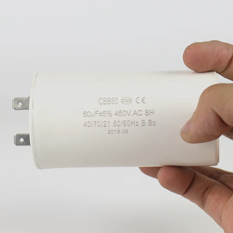 EN60252 Motor Capacitor 60UF 450V CBB60 Polypropylene Shitelcond ITELCOND Capacitor