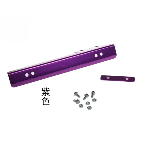 JDM автомобильная универсальная рамка из алюминиевого сплава для номерного знака L-образная рамка для европейского номерного знака