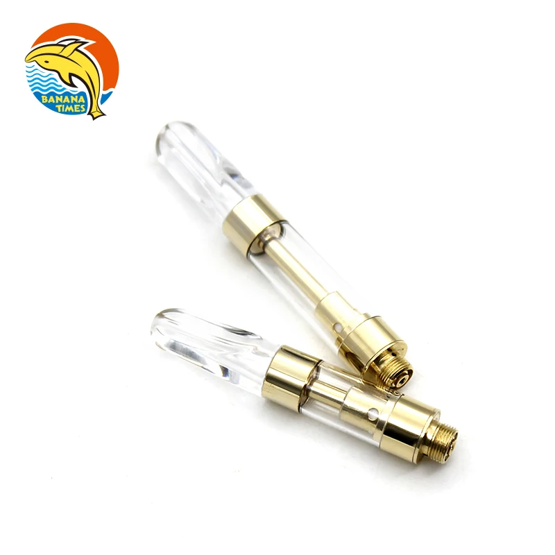 Seattle original press cartridge 510 screw vape pen cartridge C10 packaging empty 1ml glass cbd cartridge