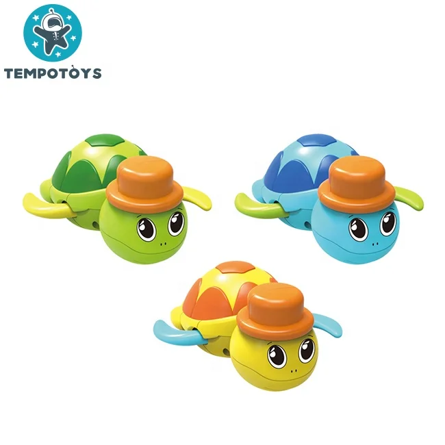 Детская ванночка играть воды черепахи 6 шт. заводные банные халаты в виде животных для маленьких игрушки для ванной