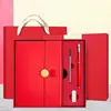 red four-piece set