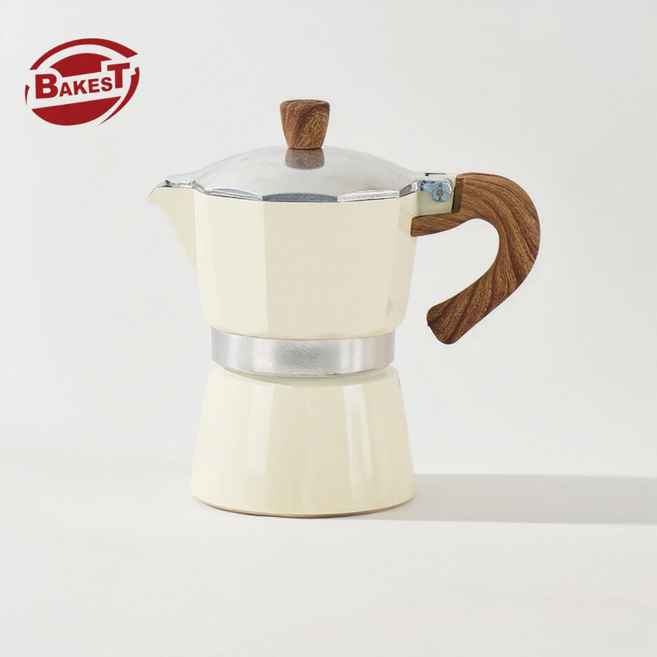 Italian-Style Single-Valve Moka Pot Hand-Brewed Home Coffee Brewer Small Coffee Pot Coffee Equipment