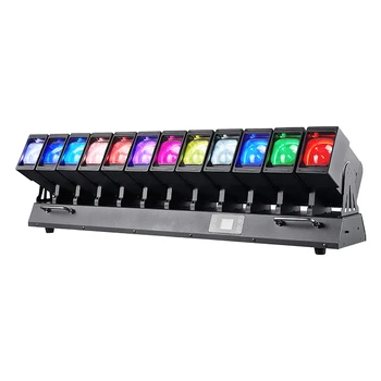 12x60W MB1260 DMX512 Thousand-hand  Moving Head Beam LED Stage Lighting Equipment for Disco DJ Club Stages Events