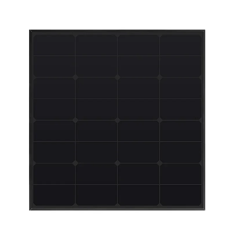 Low Price IBC Solar Module Pv Panel 18V 36V 100W 120W 150W 200W Black Solar Panel Rigid Outdoor