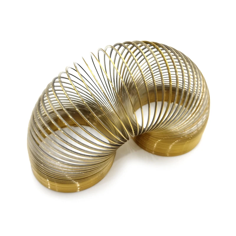 Customized Stainless Steel Compression Spring Colorful Metal Toy Slinky Coil Industrial Usage