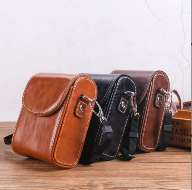 Кожаный чехол для камеры G7X3 RX100 LX10 GR3 XF10 D-LUX6 ZR3700 и т.