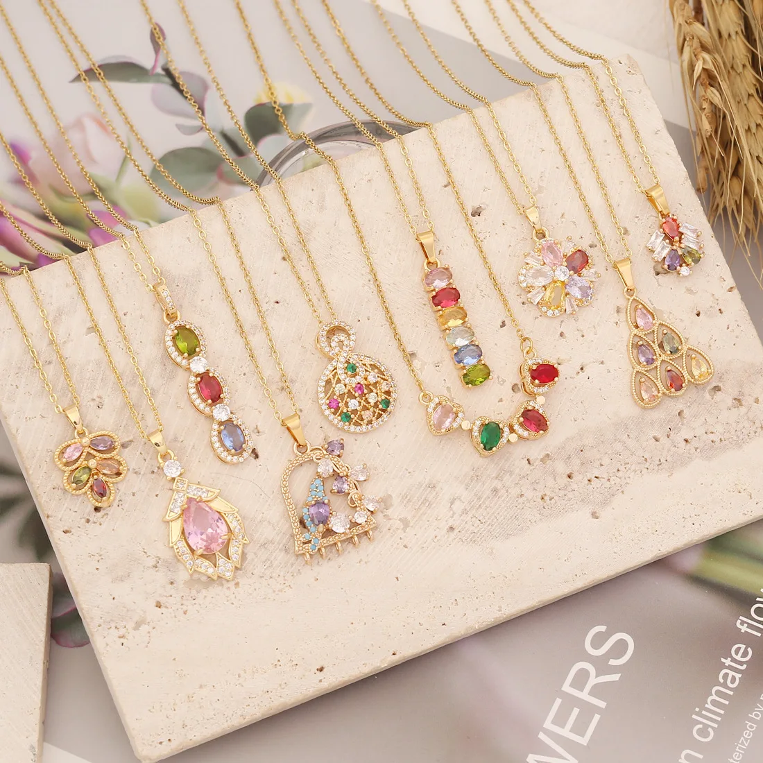 Wholesale Bulk Hot Selling Necklace Colorful Multiple Options Necklace   Hfb15fee488434bccaeac5e4feed58ceax 