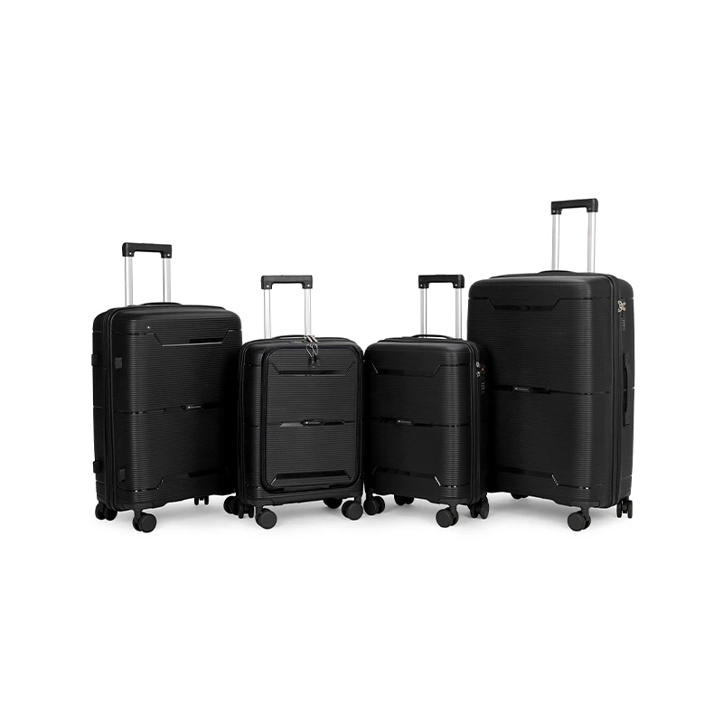 Unisex PP Suitcases With Spinner Wheels 3-Piece Eminent Trolley