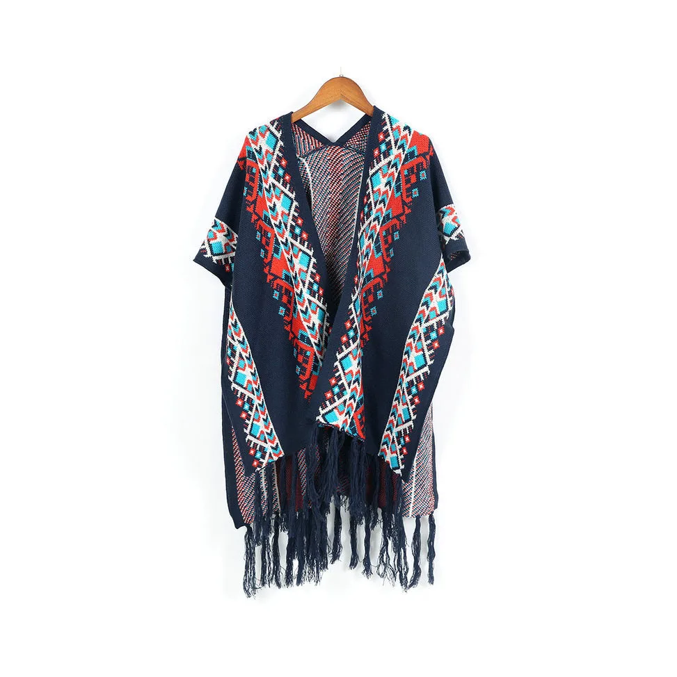 2022 оптовая продажа, новый дизайнерский женский палантин, женский шерстяной плащ контрастных цветов в этническом стиле, женский шарф