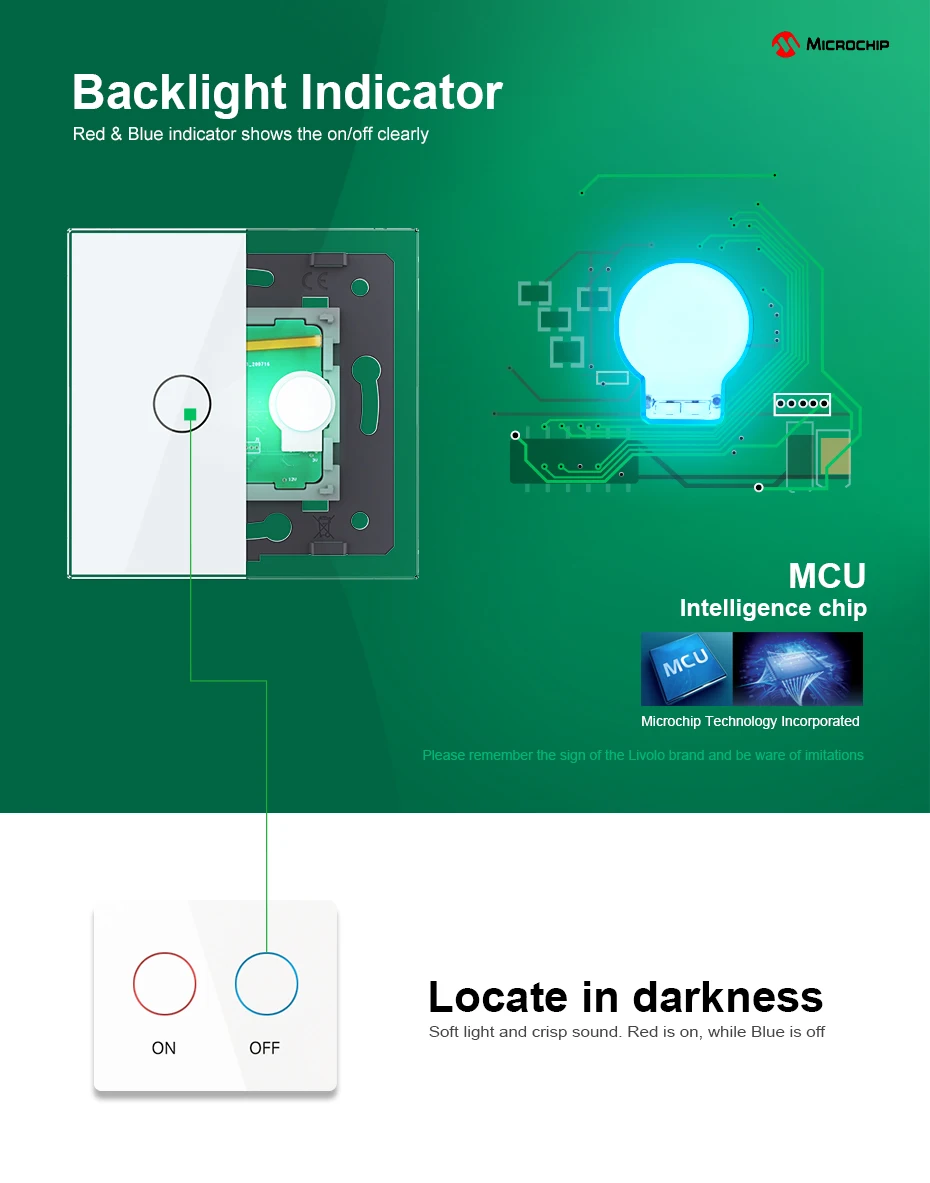 Livolo EU Electrical Switches Touch Wireless Remote Control Electrical Switch