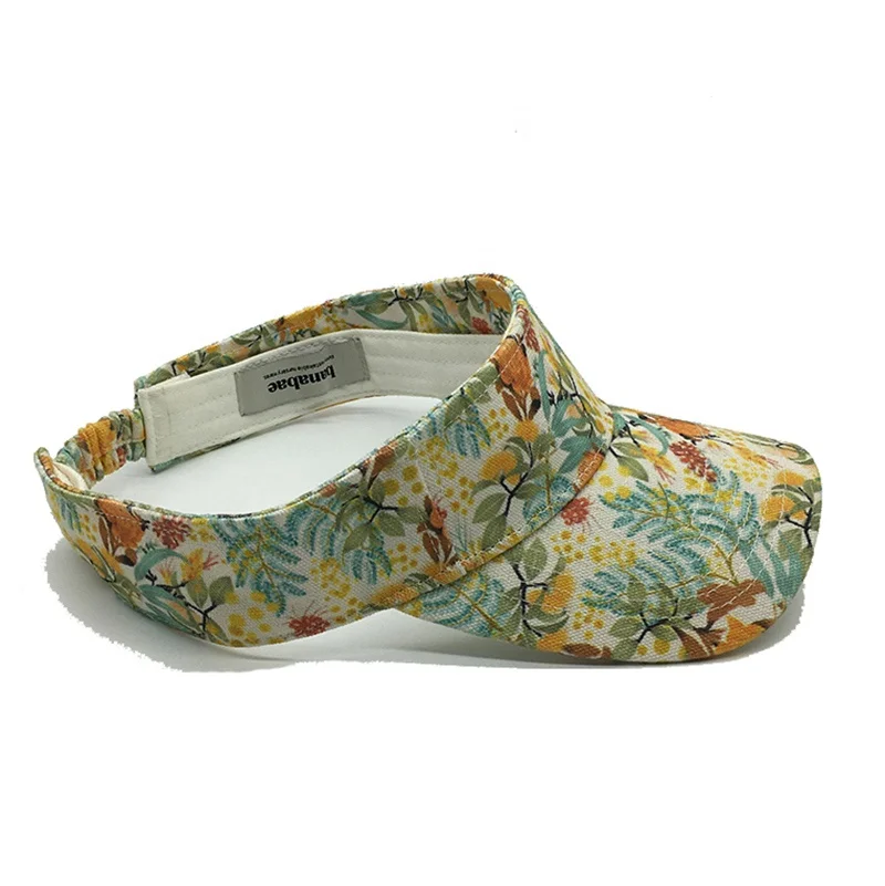 Оптовая продажа сублимационный Печатный солнцезащитный козырек спортивные шляпы регулируемый