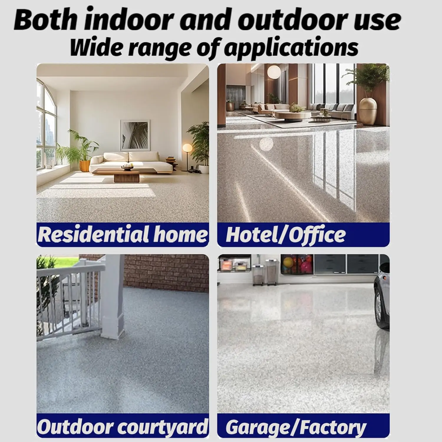 Factory Wholesale High-Gloss Marble Basement Floor Paint Epoxy Floor Coating Garage Paint