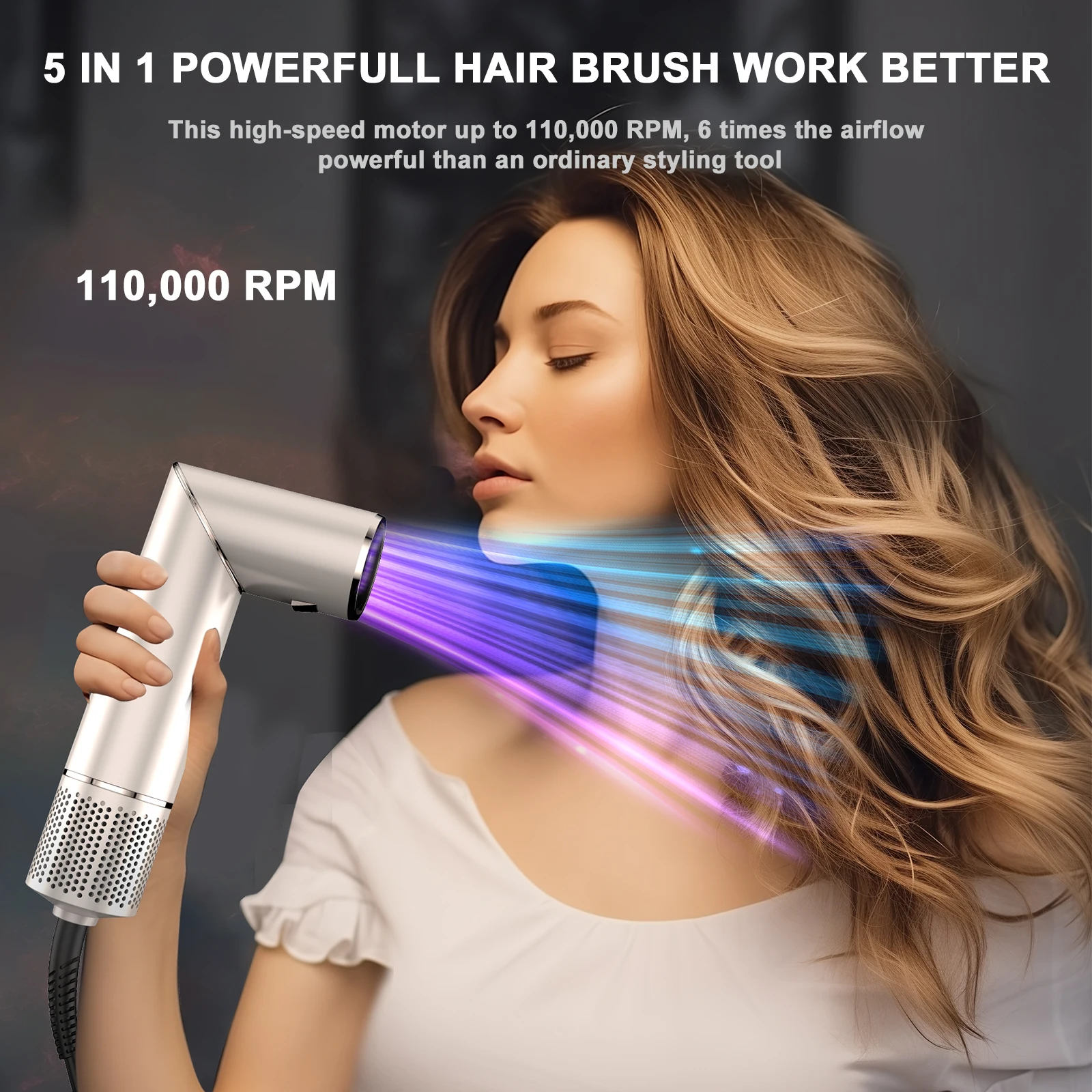 Shark Hd430 Flexstyle Air Styling & Drying System Powerful Hair Dryer