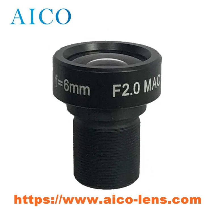 AICO 6mm M12 Macro CCTV Board Lens 2MP