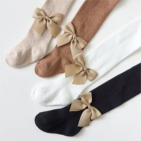 2024 New Design Spanish Style Hollow Mesh Cotton Spring Summer Girls Tights Children Pantyhose
