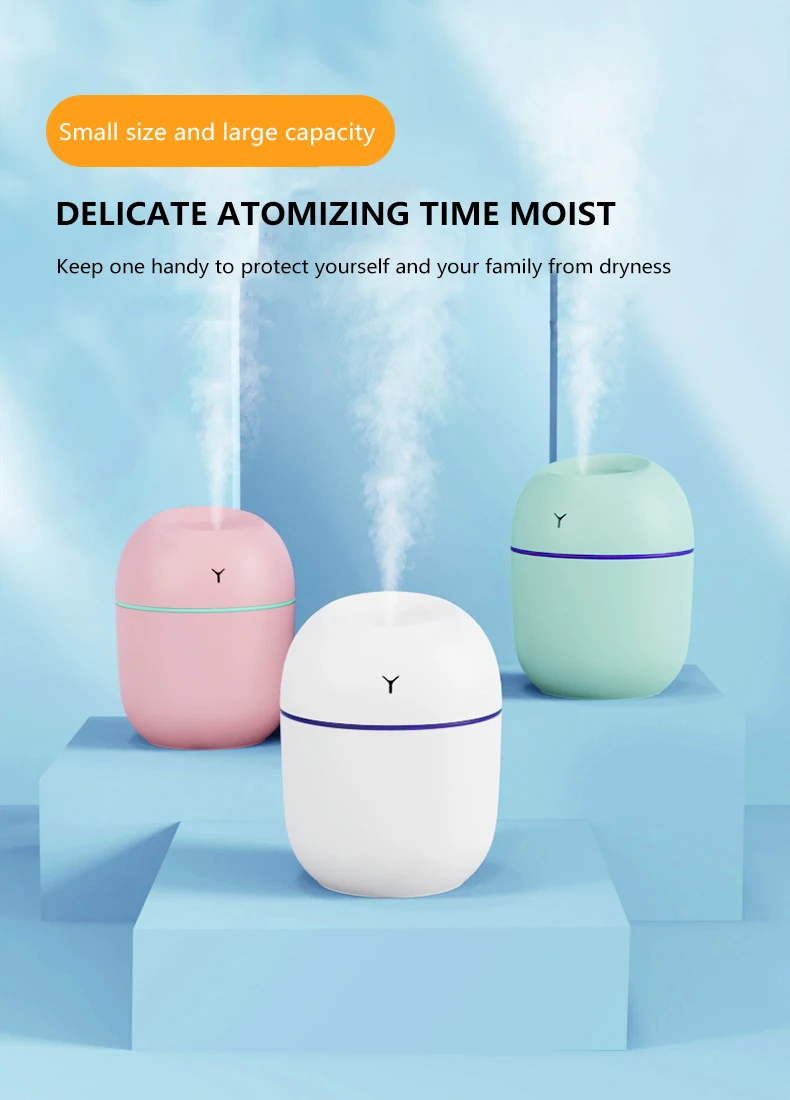 Mini Colorful Egg Air,Humidifier Cool Mist Humidifier Ultrasonic ...