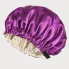 Doublure violet foncé + beige