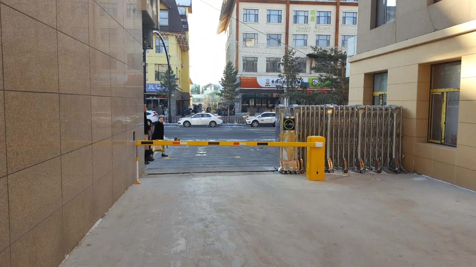 Automatic Induction Boom Barrier System Traffic Safety Gate for Roadside Parking Steel Material for Vehicles
