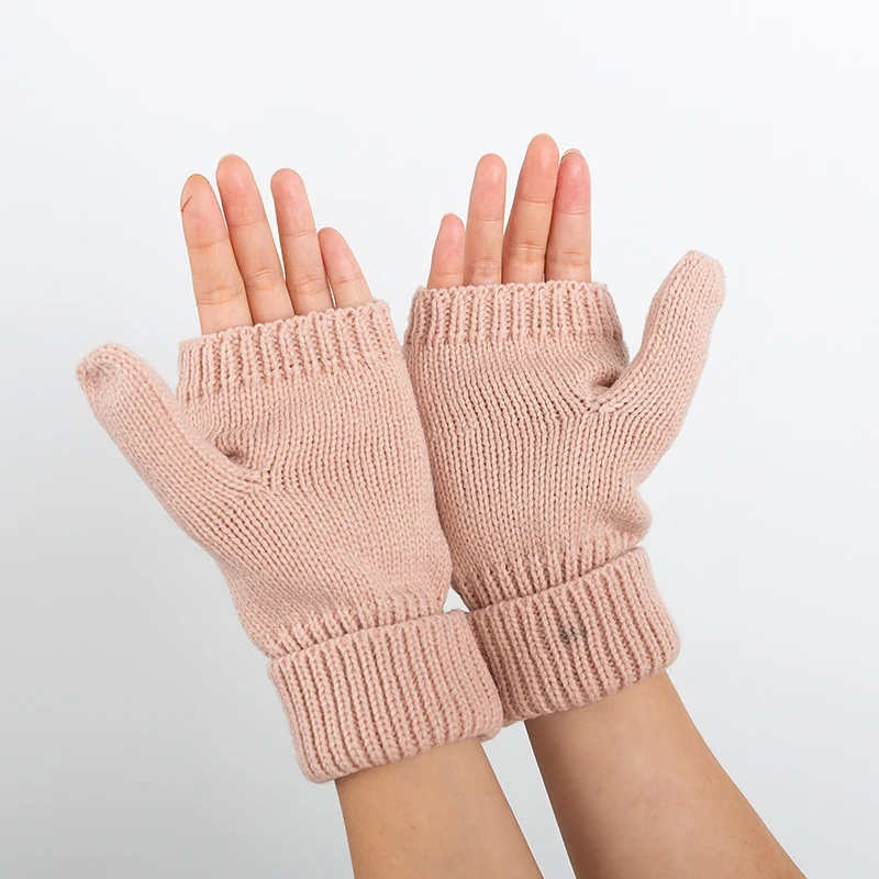 warm fingerless gloves for women