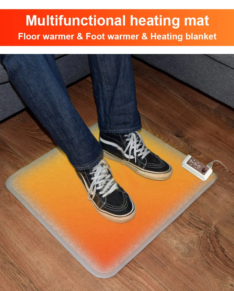 Electrical Graphene Far Infrared Heating Desk Pad 5 Layer Structure