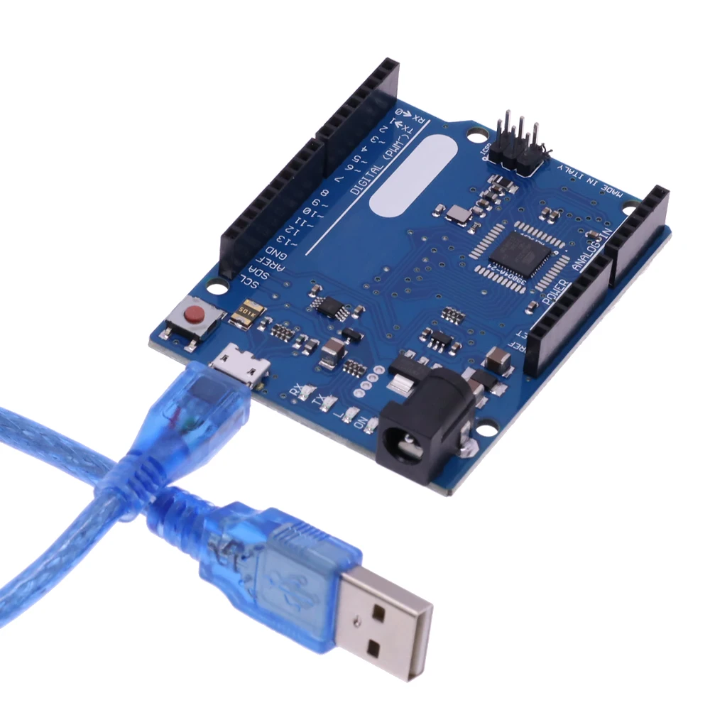Leonardo R3 Microcontroller Atmega32u4 Development Board With Usb Cable ...