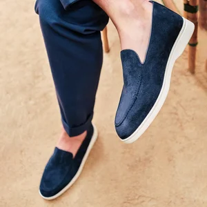 Custom Logo Handmade Genuine Leather Casual Business Loafer Loafers for Men Usine De Chaussures