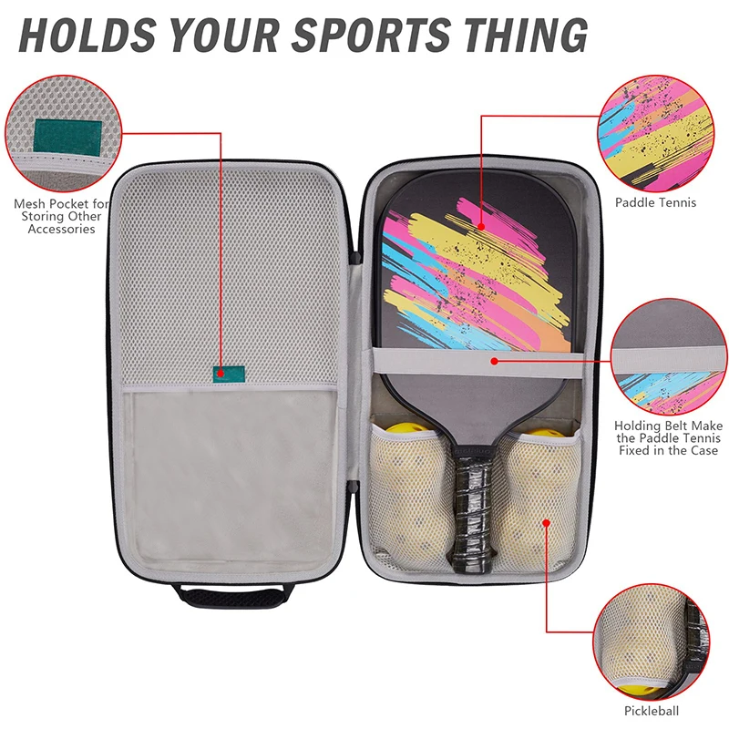 Most Popular Grey Pickleball Paddle Bag Custom Pickleball Bag Buy