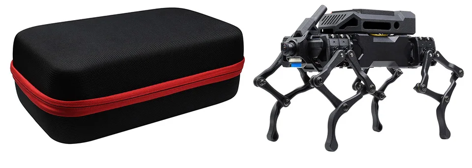 WAVEGO, 12-DOF Bionic Dog-Like Robot, Open Source for ESP32 and PI4B,  Facial Recognition, Color Tracking, Motion Detection