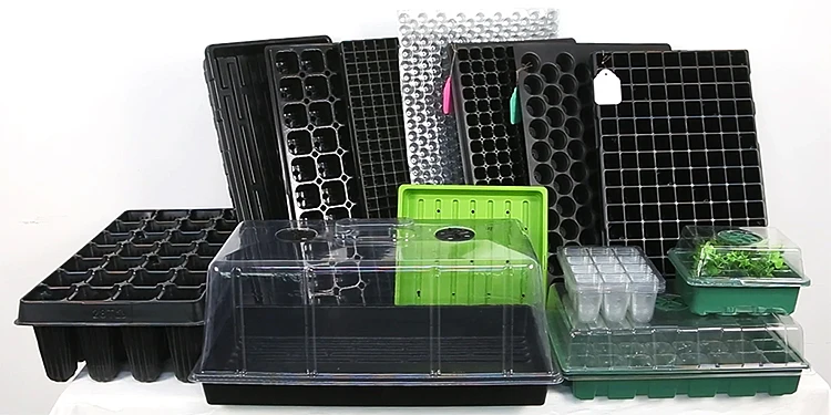 1020 Microgreen Trays Mesh Rice Transplanter Seedling Tray for Garden