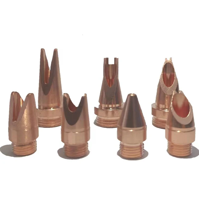 Qinlin KRD fiber Laser welding nozzle used for  hand-held welding  head copper nozzle