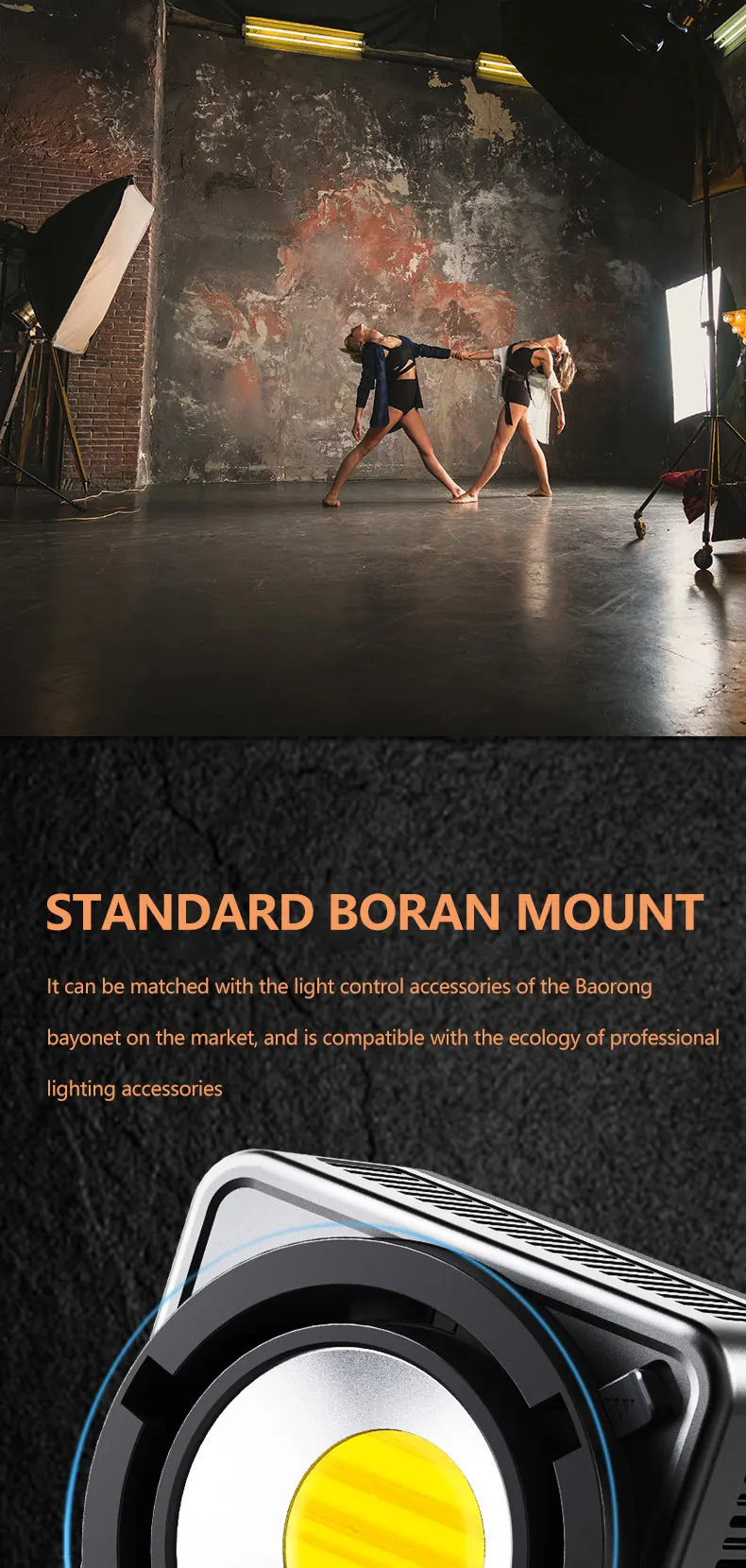 2700-6500k High Brightness LED Lights for Photography & Live Broadcast