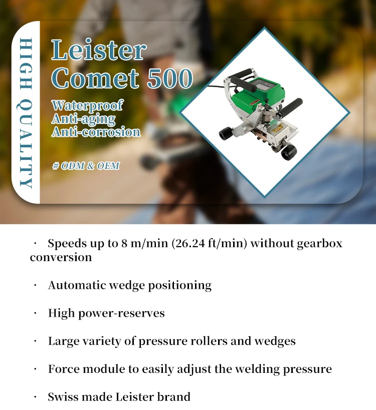 Comet 2300w Geomembrane Automatic Hot Wedge Welding Machine Plastic ...