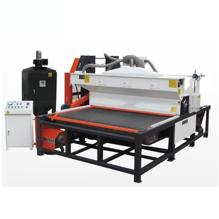 LED Mirror Glass Processing Sandblasting Horizontal Automatic Glass Frosting Machine