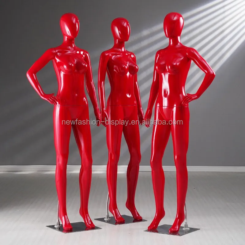 wholesale women mannequin whole body red