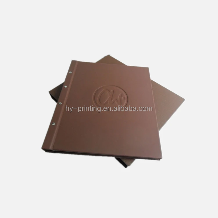 Customized Cloth Covered Casebound Screw Post Binding Portfolio