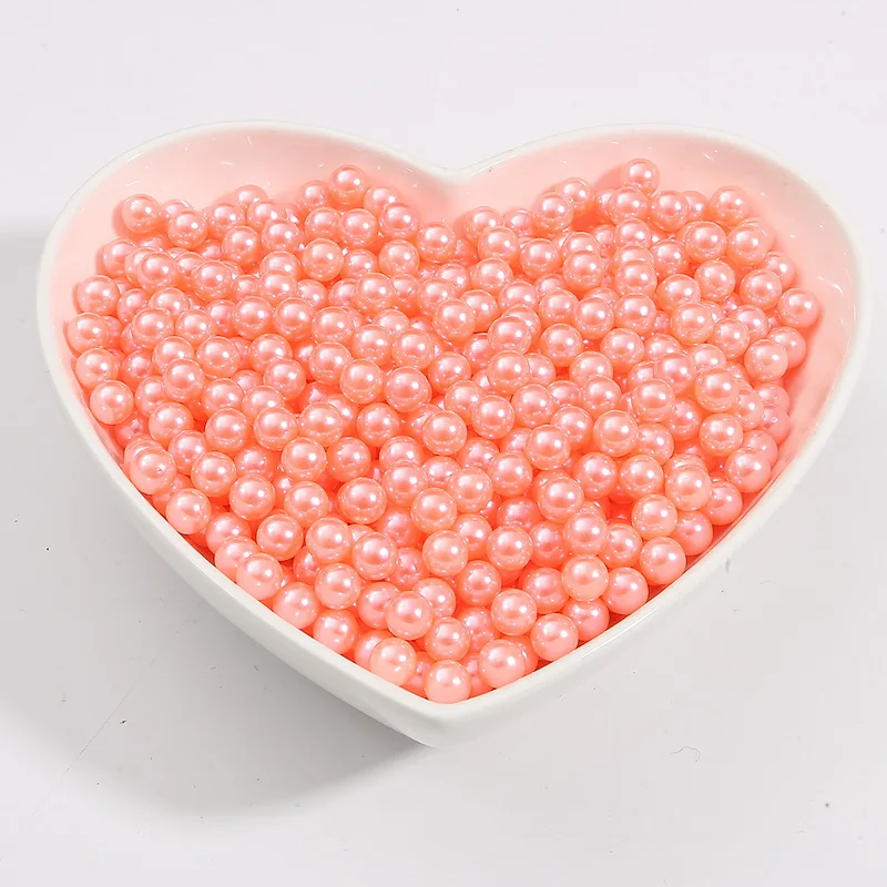 Many Colors ABS Imitation Pearls Round Beads with Holes DIY