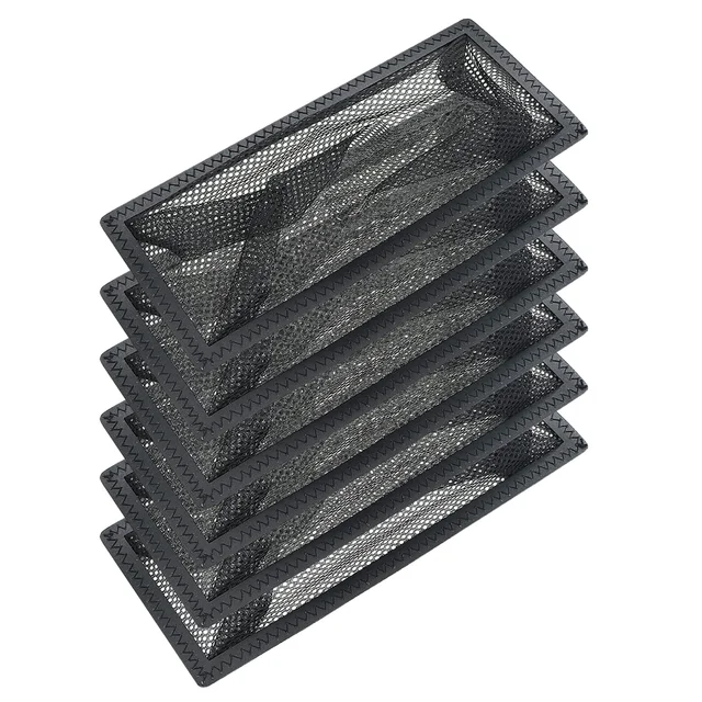 YA SHINE Rectangle 4"x10" Air Vent Cover Mesh Filter Catcher Floor Register Trap Cover Screen