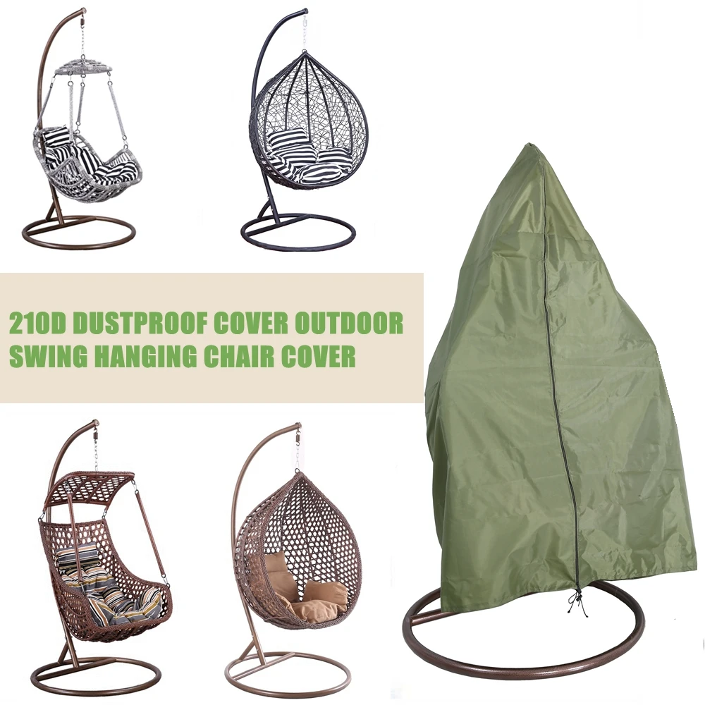2021 New Heavy Duty Waterproof Large Wicker Egg Swing Patio Chair Cover Outdoor Single Hanging Chair Cover