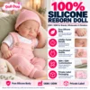 Pink Pinafore Sleeping Baby
