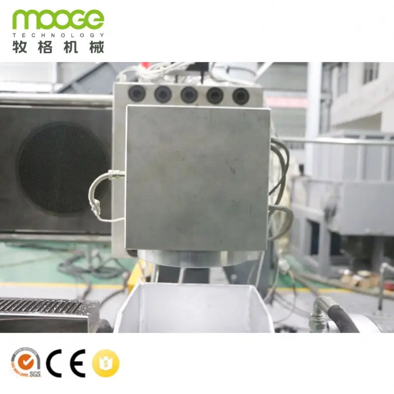 Single Screw Extruder Water Cooling Compound Granules Pelletizing Line