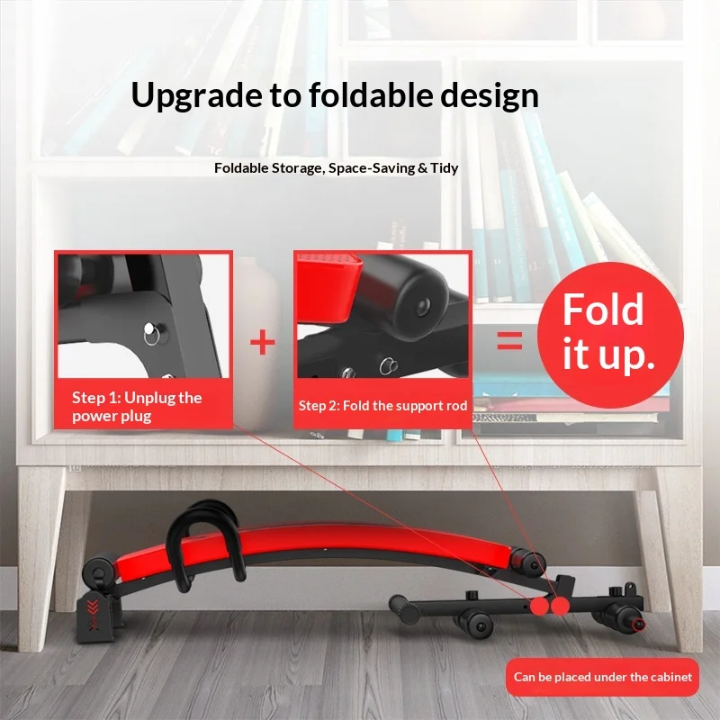 Men's Foldable Abdominal Sit-Up Board Exercise Aid for Home Belly-Tightening product detail 3