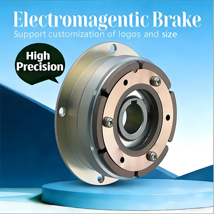Tianji DC 24V Industrial Electromagnetic Brake with Bearing 1.5 Year Warranty 60-200 Nm Torque Range Directly Supplied Factory