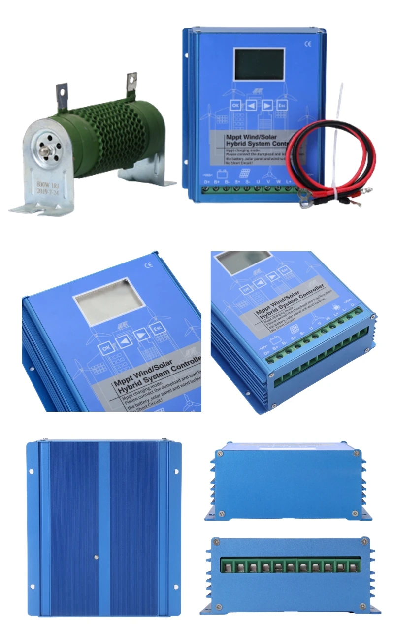 Factory Price Mppt Wind And Solar Hybrid Charge Controller Turbine Charge Controller 24v 48v Off