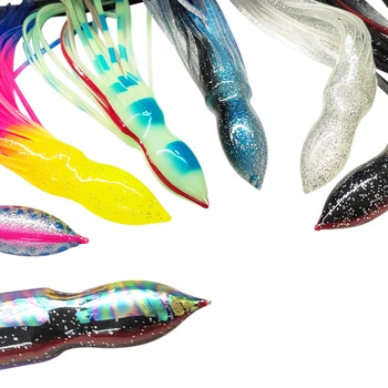Accessories for Saltwater Trolling Soft Plastic Fishing Lure PVC Rubber for Pike Cod Carp Perch Mackerel Squid Octopus Skirts – Soft Lure – view 4