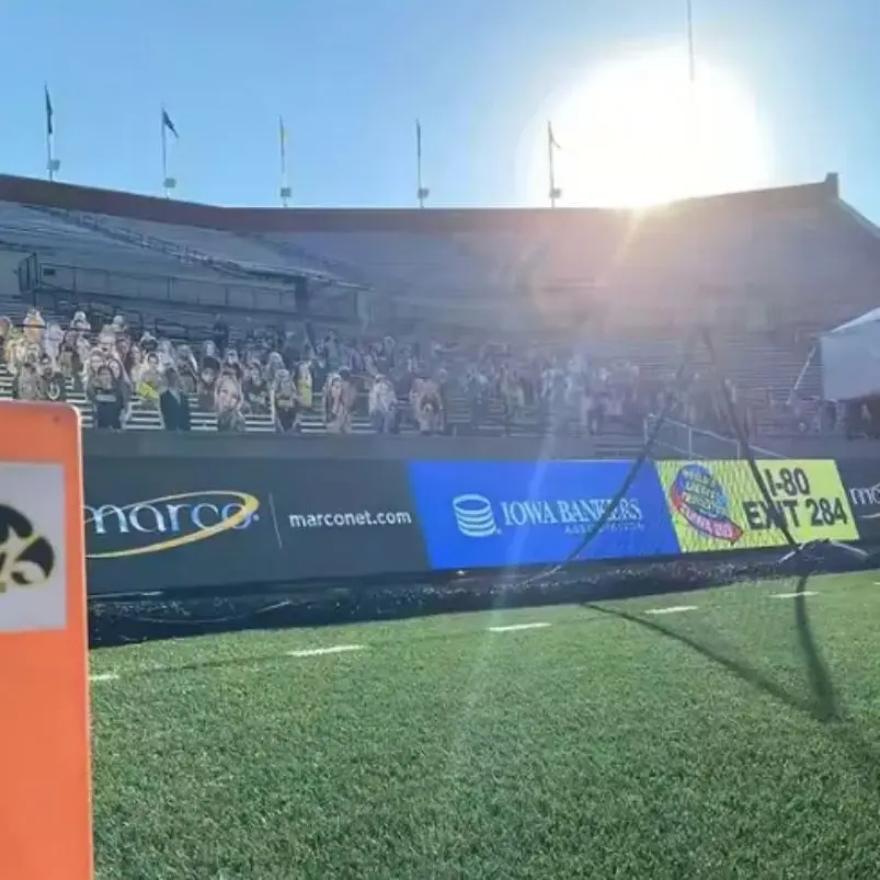 P8 Sport Stadium LED Perimeter Display Led Video Scoreboards Outdoor LED Stadium Screen