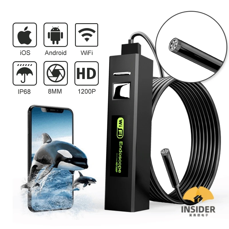 wifi endoscope hd1200p