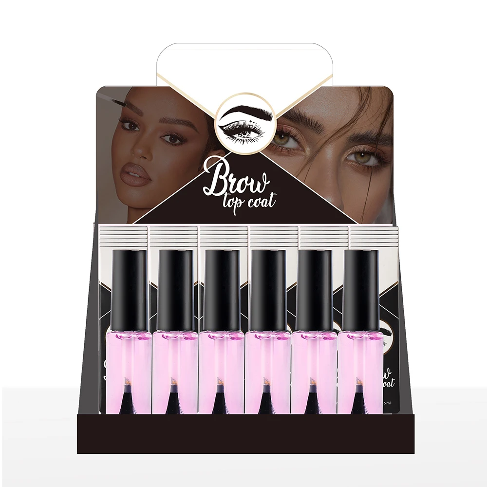 Brow 6ml Glass Bottle Private Label Long Lasting Eyebrow Brow Sealer Gel