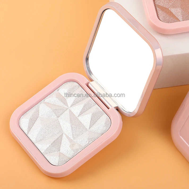 Wholesale Make Up Single Pressed Powder Private Label Diamond Highlighter Palette