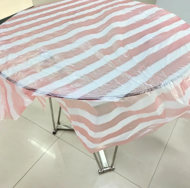 Wedding Party Waterproof Easy to Clean Table Cloth Roll Plastic Disposable Table Cloth